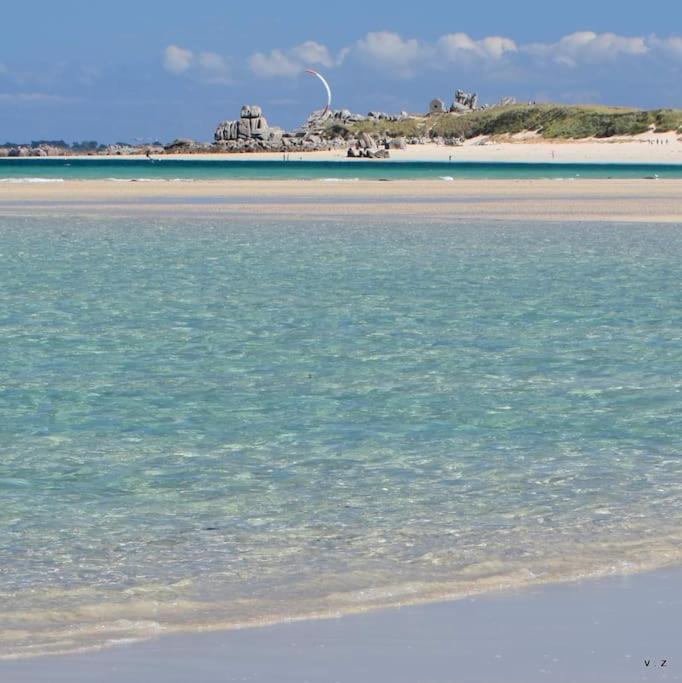 Kerlean, Plage Des Sables Blancs A 700M! Concarneau Luaran gambar