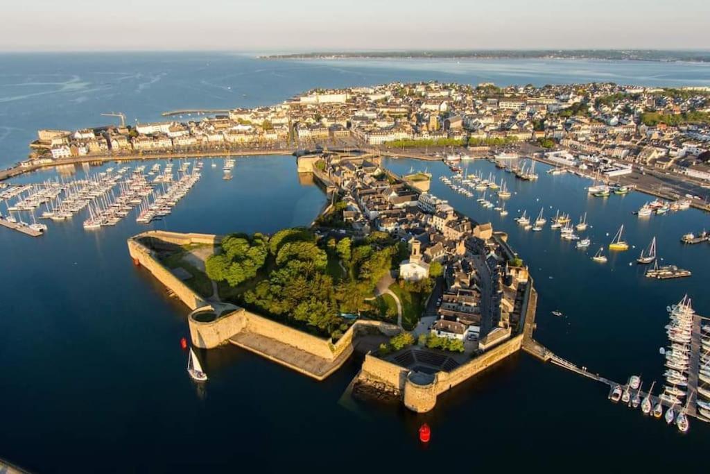 Kerlean, Plage Des Sables Blancs A 700M! Concarneau Luaran gambar